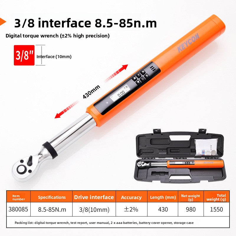 electronic digital display torque wrench