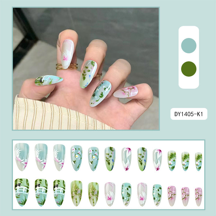 Fashion Press On Nails with Adhesive Kit