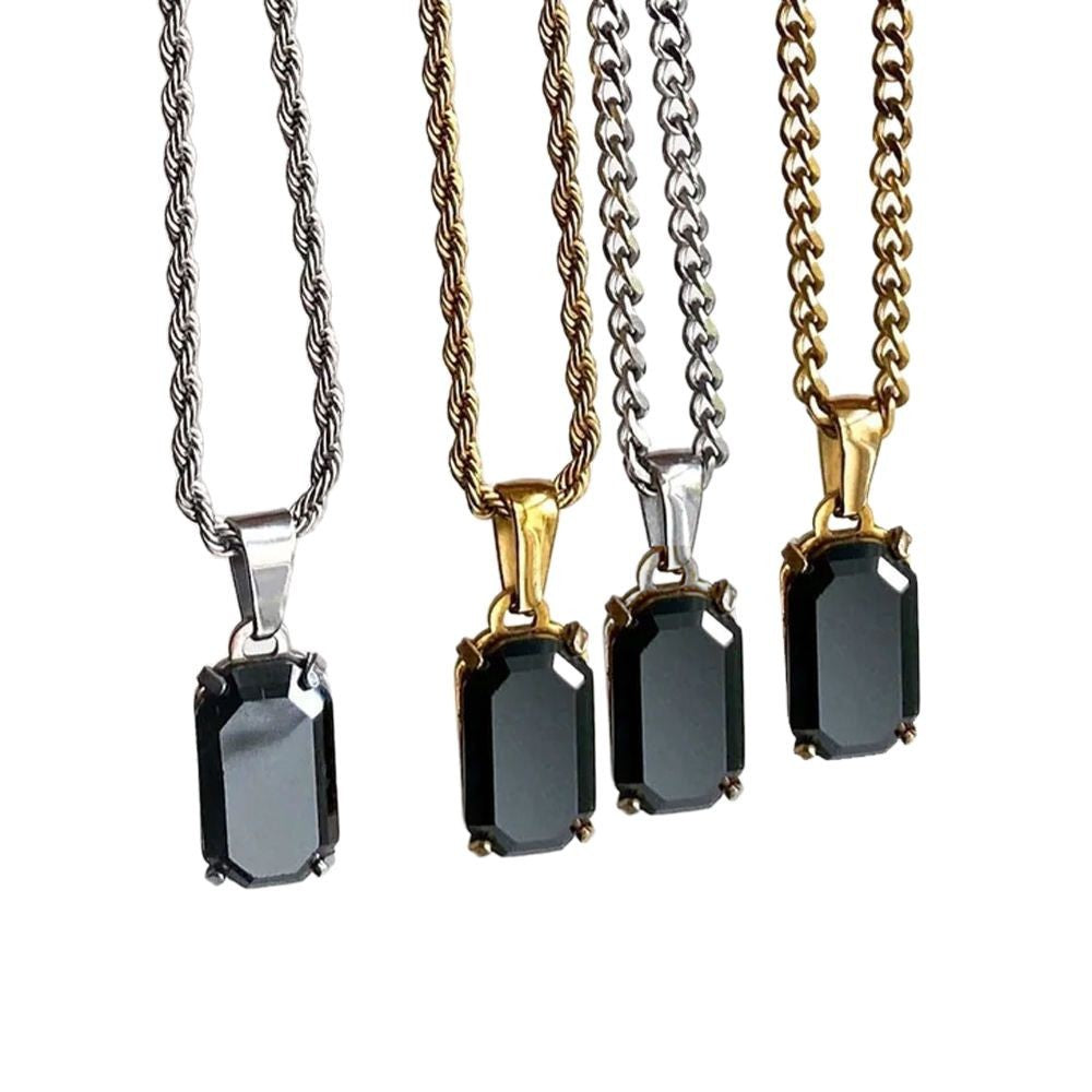 zircon pendant necklace