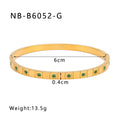 True gold electroplated color-keeping jewelry bracelet