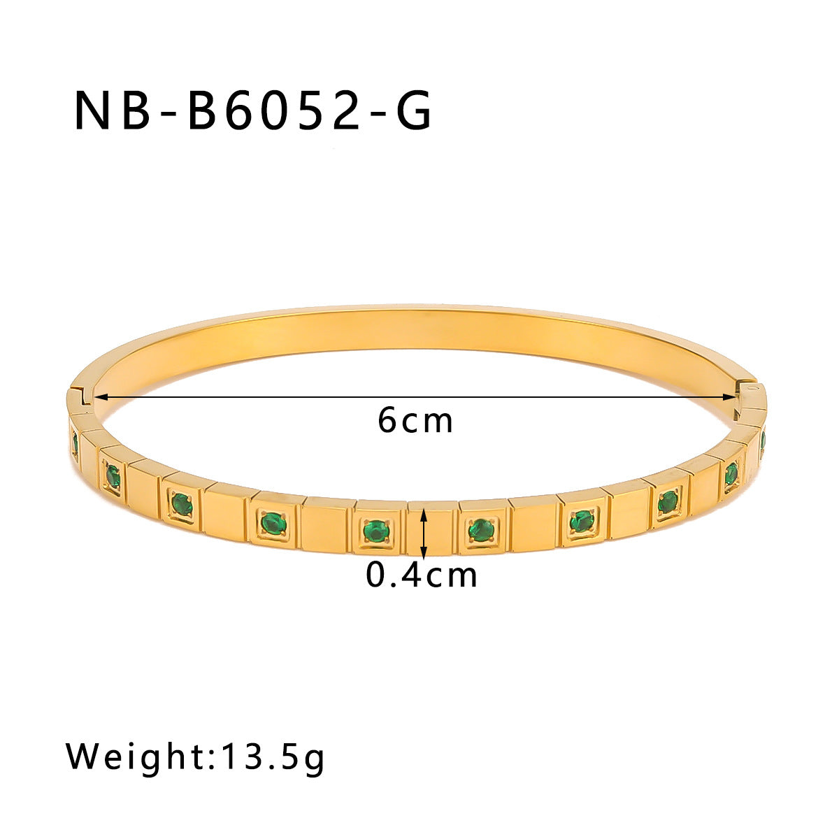 True gold electroplated color-keeping jewelry bracelet