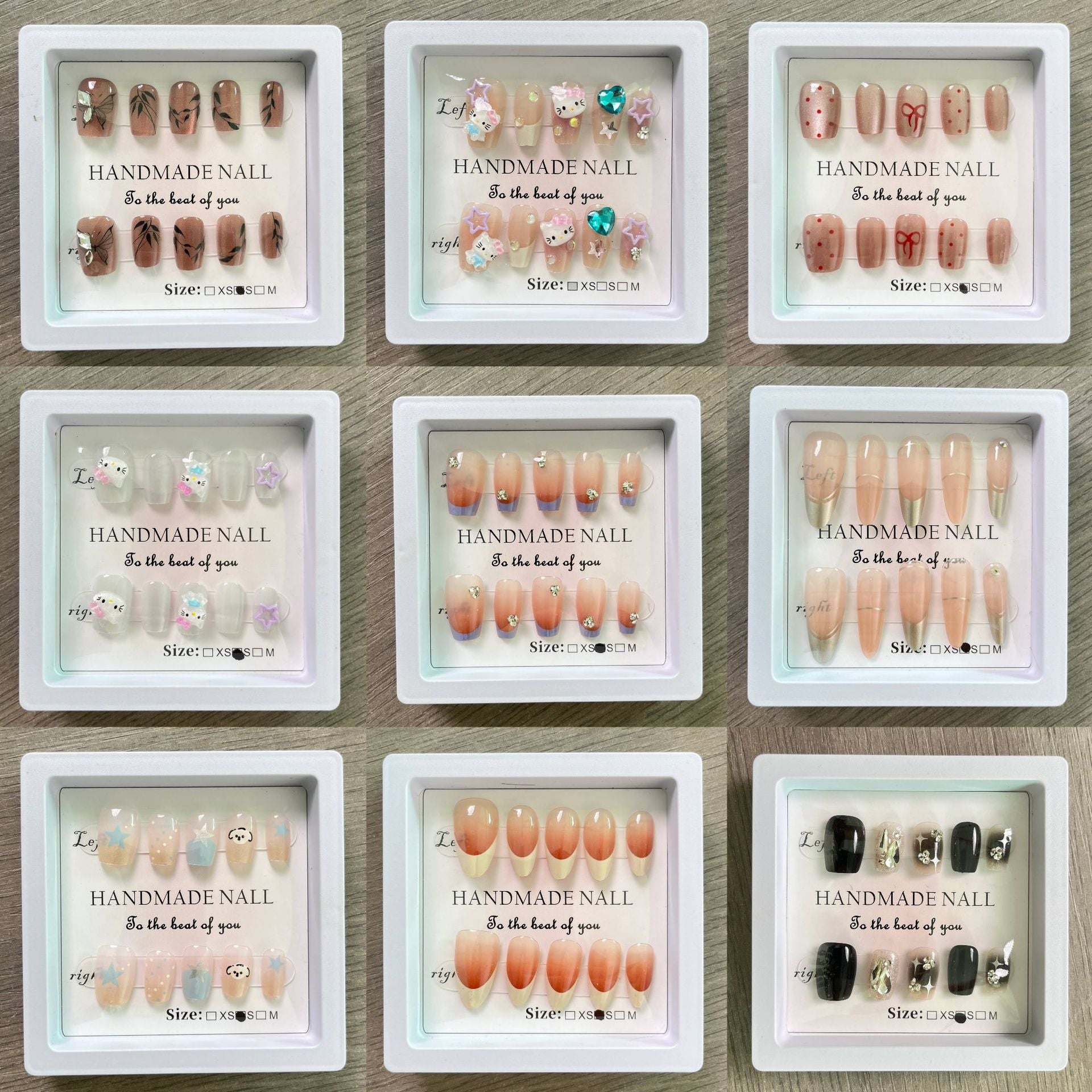 Elegant Wearable Nail Art Stickers