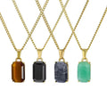 zircon pendant necklace