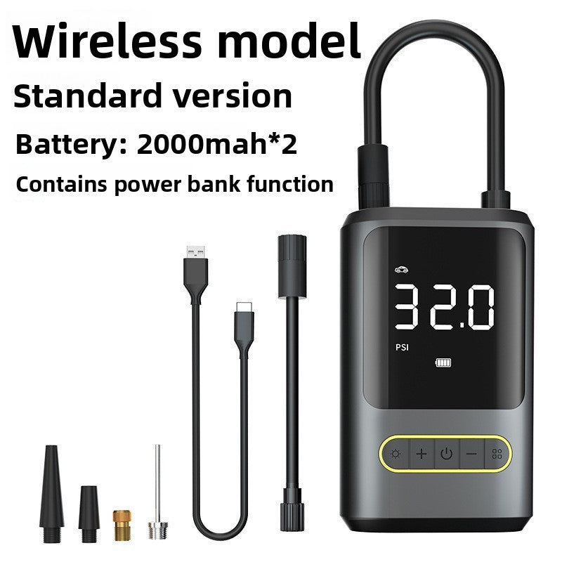 Portable Wireless Air Pump for Tires