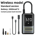Portable Wireless Air Pump for Tires
