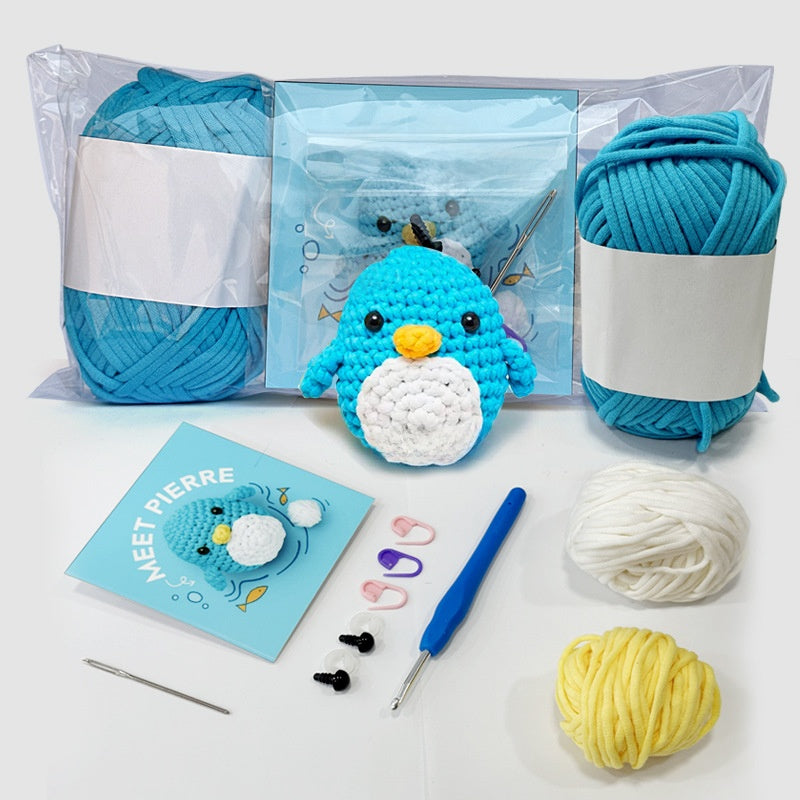 koala for Beginner Crochet Kit, Cotton Nylon Blend Yarn Croc
