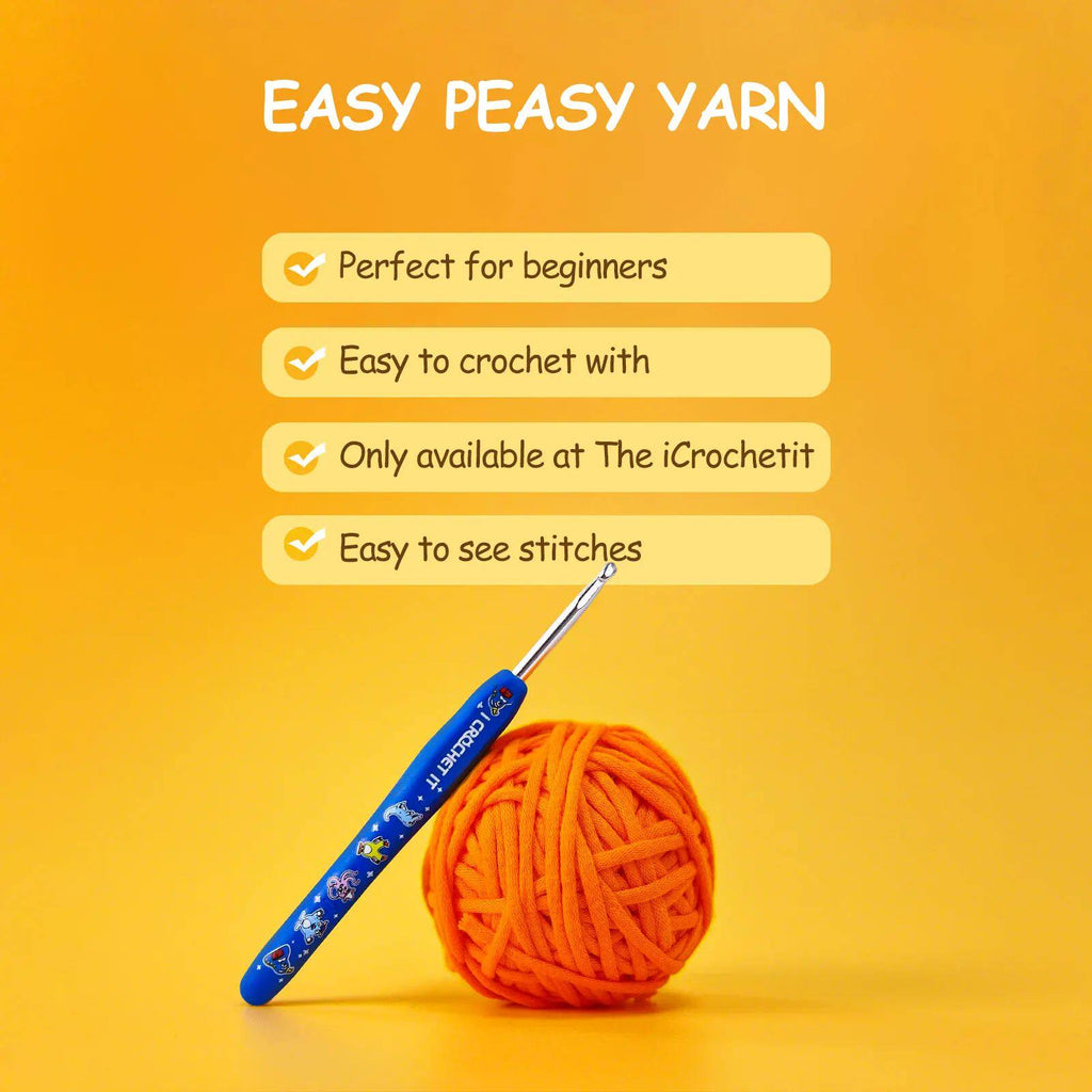 koala for Beginner Crochet Kit, Cotton Nylon Blend Yarn Croc