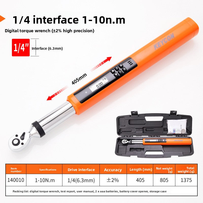 electronic digital display torque wrench