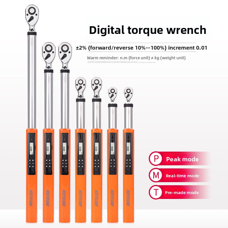 electronic digital display torque wrench
