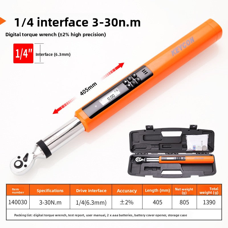 electronic digital display torque wrench