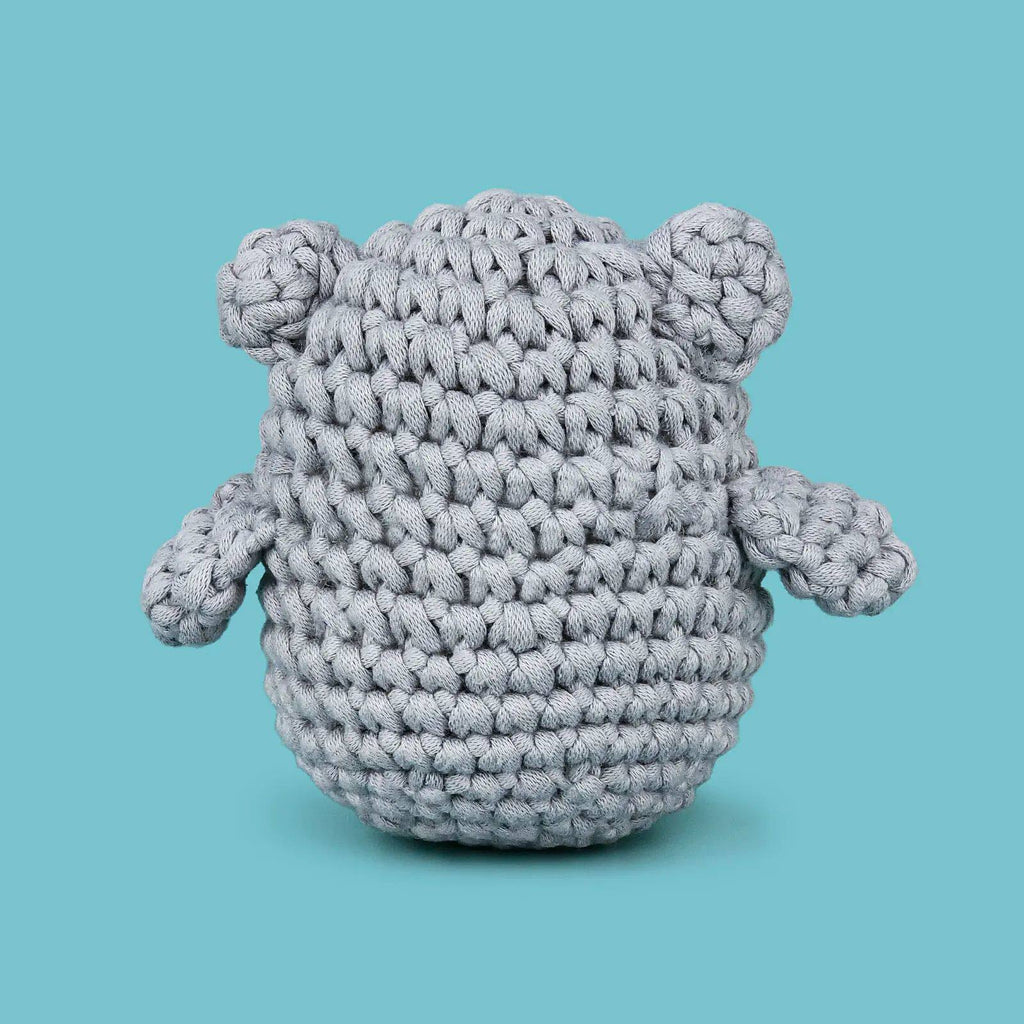 koala for Beginner Crochet Kit, Cotton Nylon Blend Yarn Croc