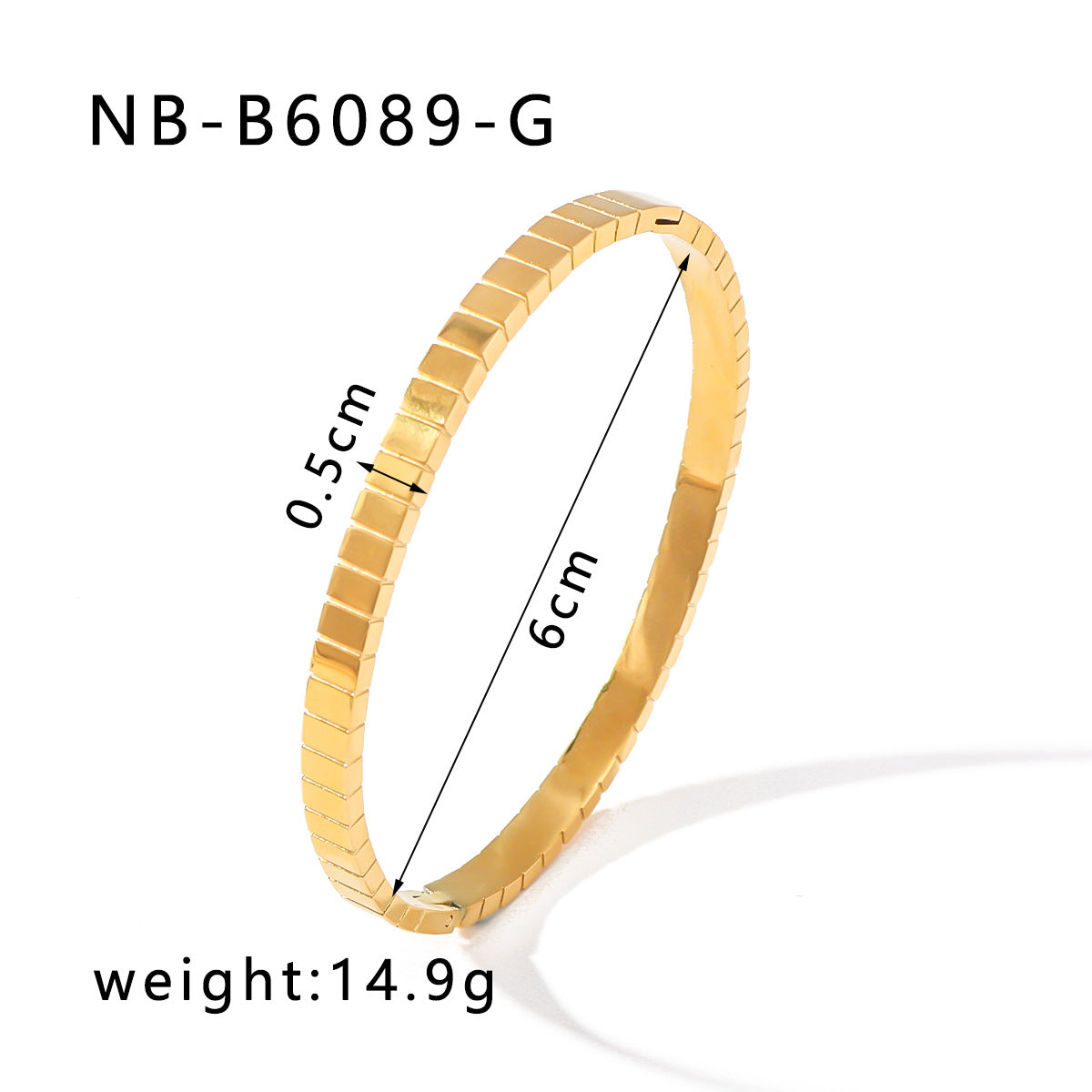 True gold electroplated color-keeping jewelry bracelet